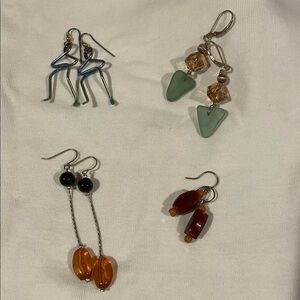 Earring lot Random adorable earring lot-4 varieties